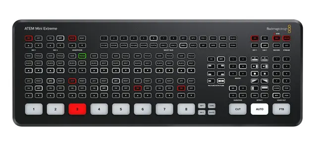 Blackmagic ATEM Mini Extreme 8 Kanal Live Stream Videomixer HDMI 