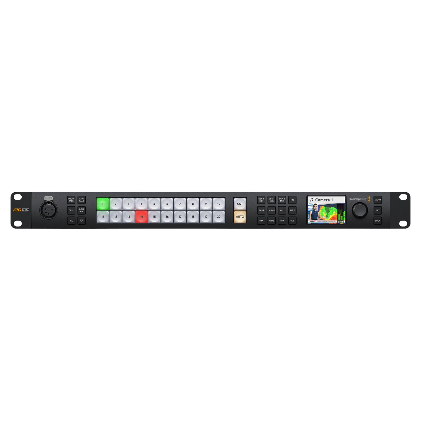 Blackmagic ATEM Monitoring Rack Panel 20 2110 Panel med 20 Kanaler
