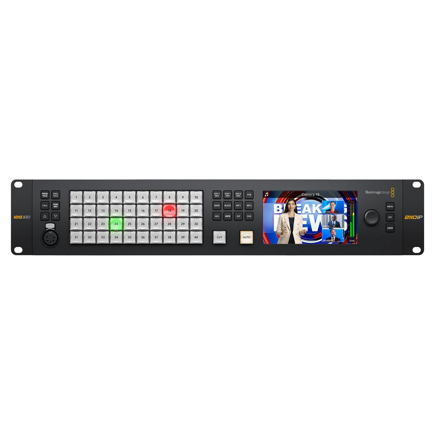 Blackmagic ATEM Monitoring Rack Panel 40 2110 Panel med 40 Kanaler