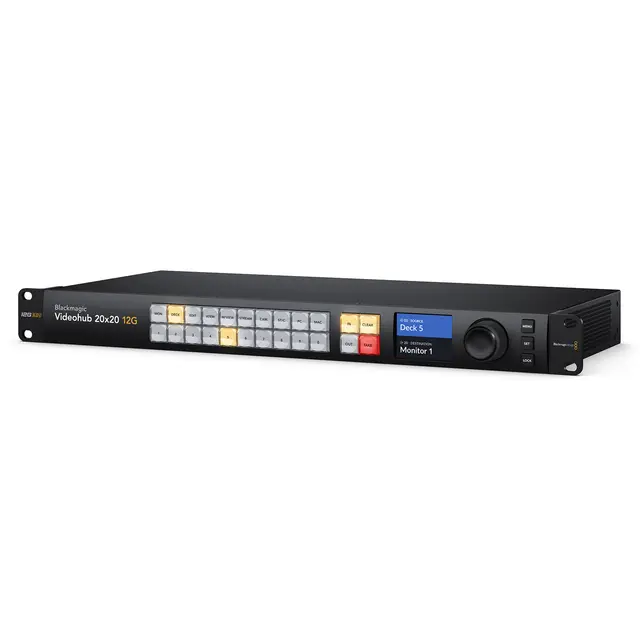 Blackmagic Smart Videohub 20x20 12G 20x20 port 12G 4K 50P Smart Routing SDI 
