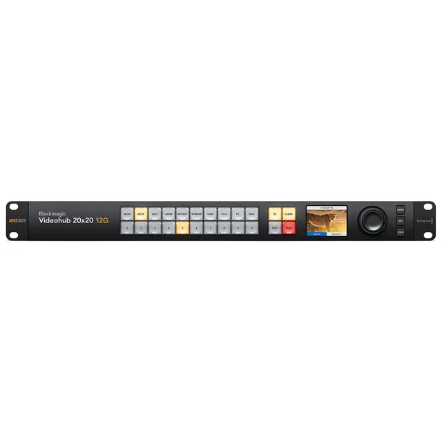 Blackmagic Smart Videohub 20x20 12G 20x20 port 12G 4K 50P Smart Routing SDI 