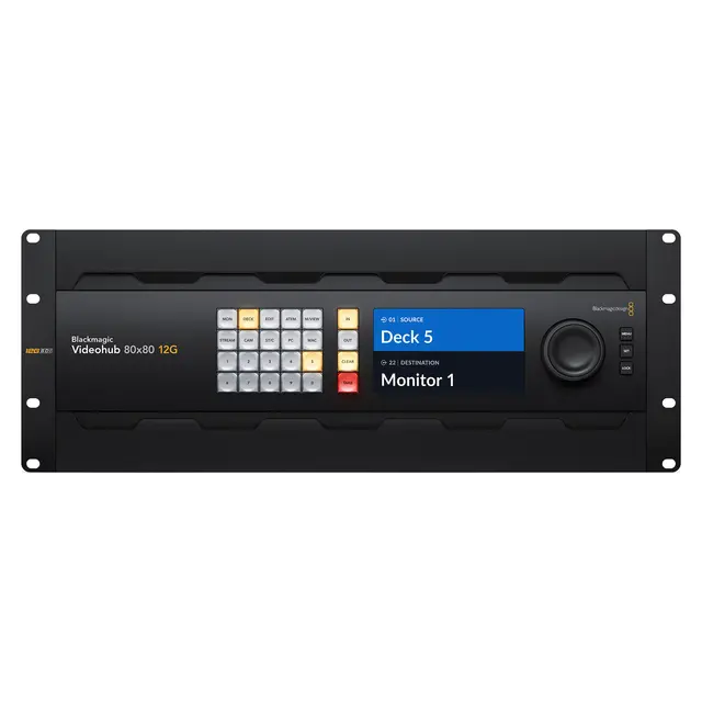 Blackmagic Videohub 80x80 12G 80x80 port 12G 4K 50P Smart Routing SDI 