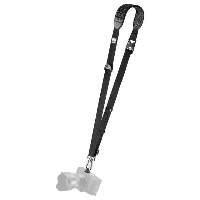 BlackRapid Cross Shot Breathe Black Skuldersele for ett kamerahus. Sort 