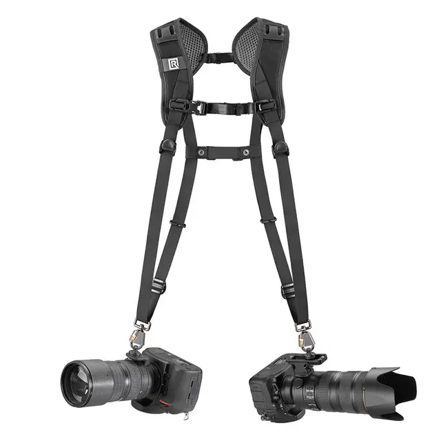 BlackRapid Double Slim Breathe Skuldersele for to kamerahus 