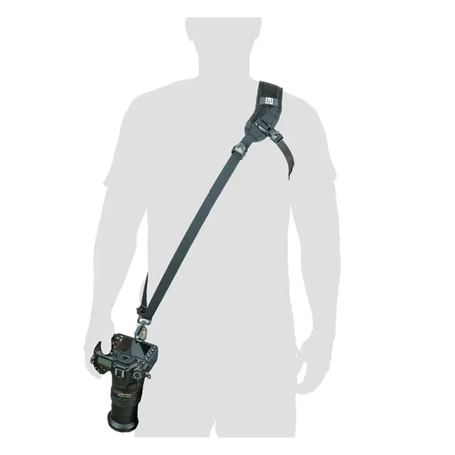 BlackRapid Sport Breathe Skuldersele for ett kamerahus. Sort 