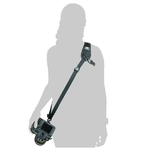 BlackRapid Curve Breathe Skuldersele for ett kamerahus. Sort 