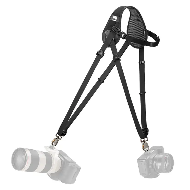 BlackRapid Hybrid Breathe Double Sling Skuldersele for to kamerahus 