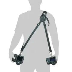 BlackRapid Hybrid Breathe Double Sling Skuldersele for to kamerahus