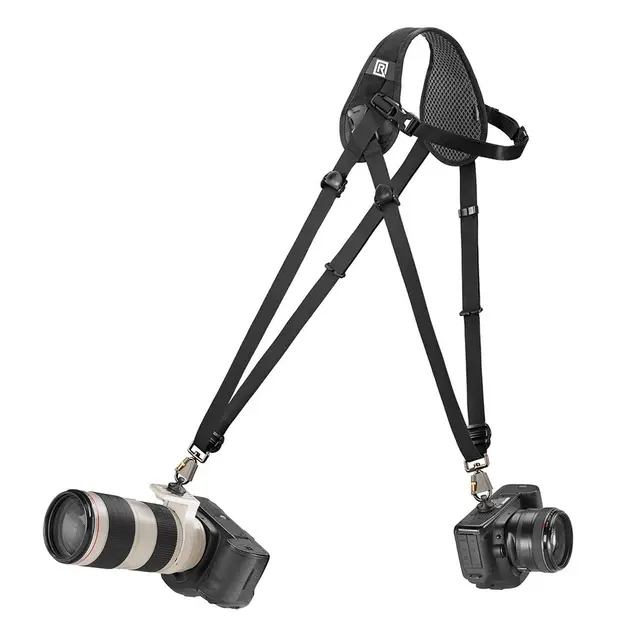 BlackRapid Hybrid Breathe Double Sling Skuldersele for to kamerahus 