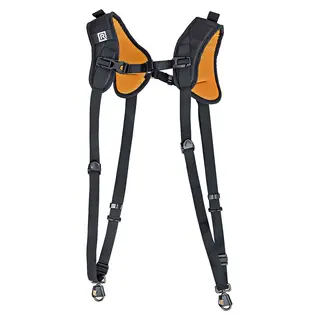 BlackRapid Double-X Extra Comfort Skuldersele for to kamerahus. Sort