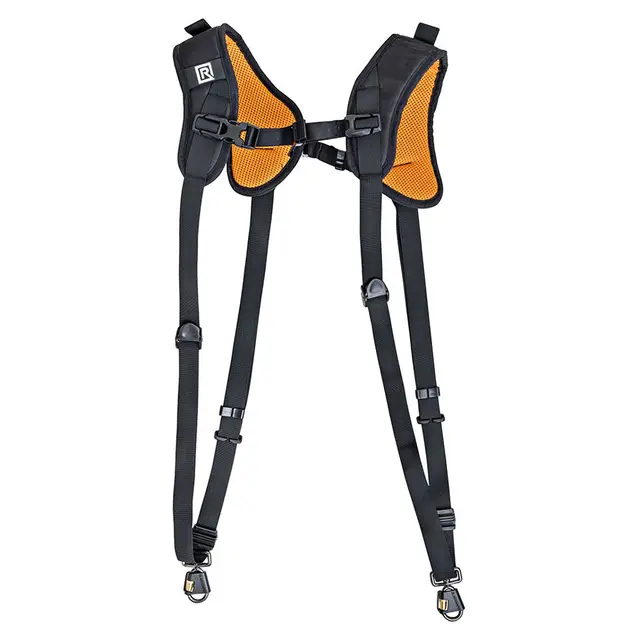 BlackRapid Double-X Extra Comfort Skuldersele for to kamerahus. Sort 