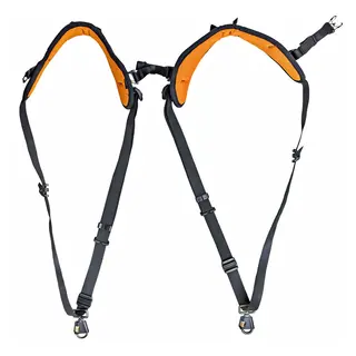 BlackRapid Double-X Extra Comfort Skuldersele for to kamerahus. Sort