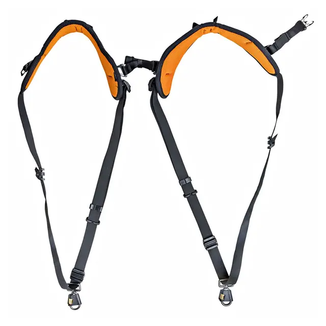 BlackRapid Double-X Extra Comfort Skuldersele for to kamerahus. Sort 