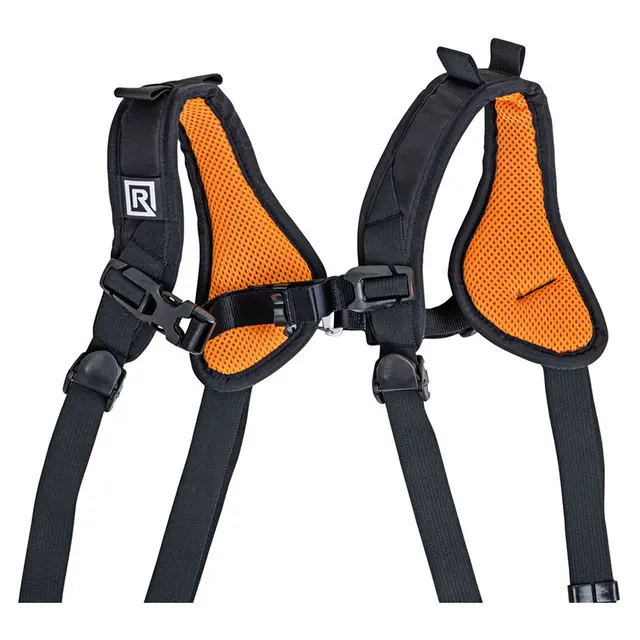 BlackRapid Double Slim-X Extra Comfort Skuldersele for to kamerahus. Sort 