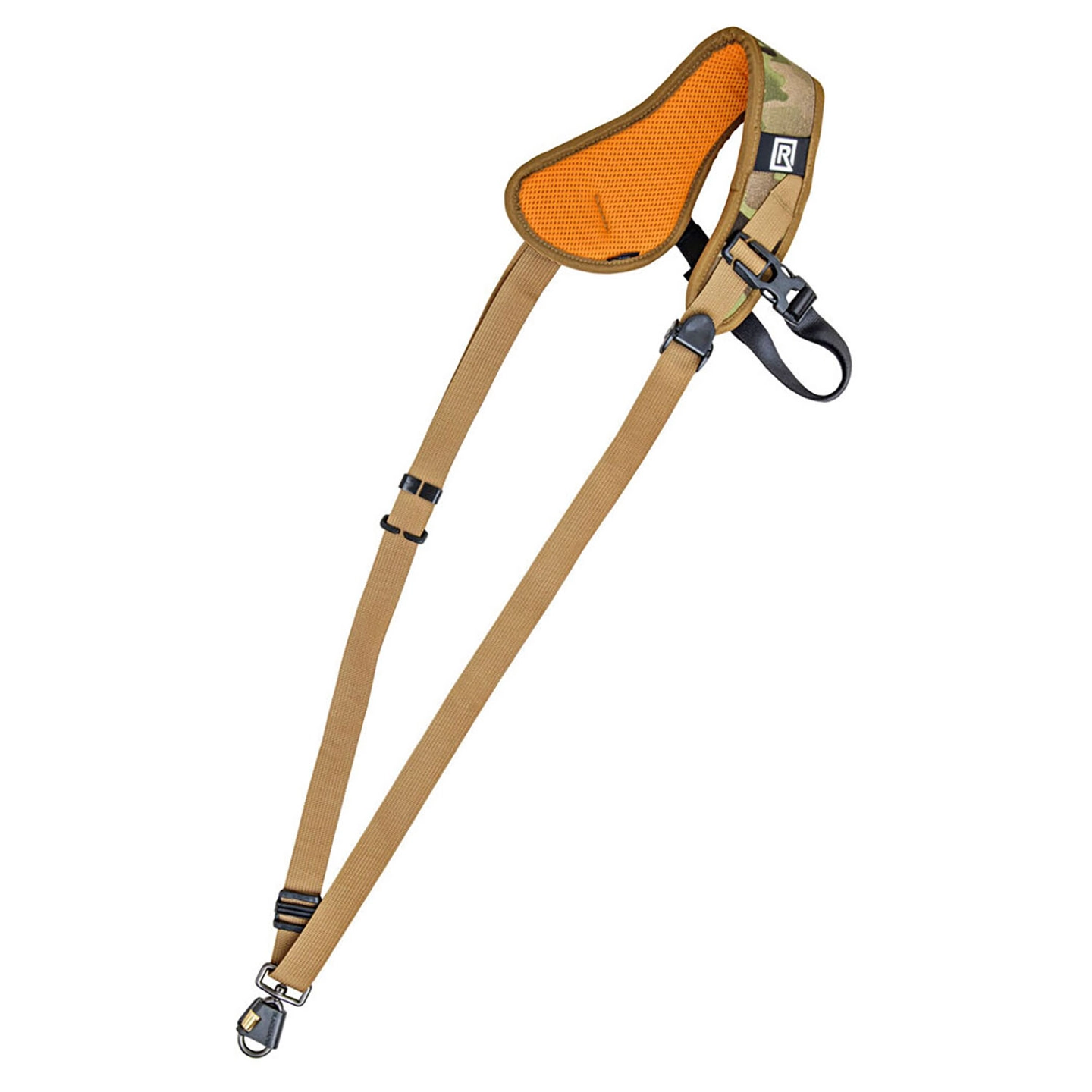 BlackRapid Sport-X Extra Multi-Terrain Skuldersele for ett kamerahus.
