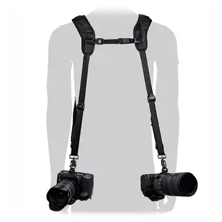 BlackRapid Blackline II Double Harness Skuldersele for to kamerahus