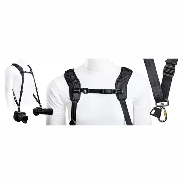 BlackRapid Blackline II Double Harness Skuldersele for to kamerahus 