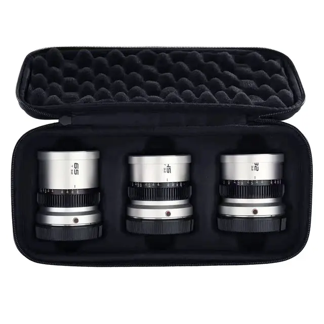 Blazar Beetle 32/45/65mm T3.2 1.33x E Sony E-mount. 3-Lens Bundle 