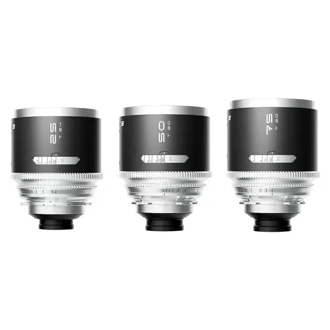 Blazar Mantis 25/50/75mm 3-Lens Bundle. PL-Mount