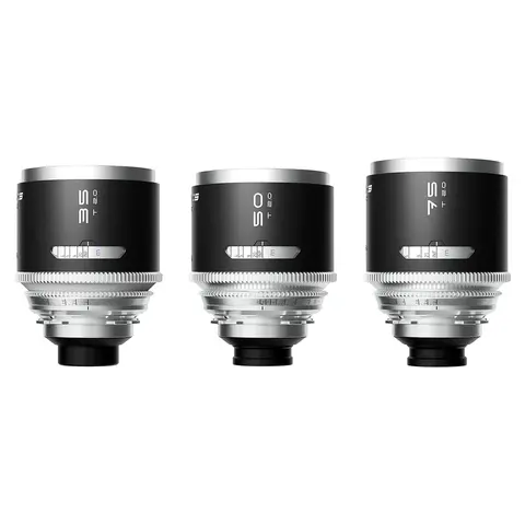 Blazar Mantis 35/50/75mm 3-Lens Bundle. PL-Mount