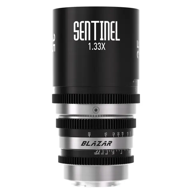 Blazar Sentinel 35-60mm T2.1 FF 1.33x E E-Mount. Full Frame Anamorphic Zoom 