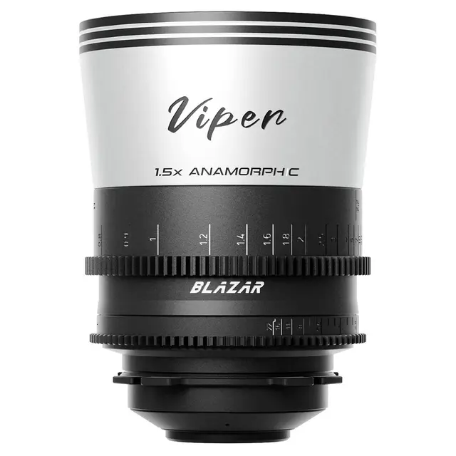 Blazar Viper 75mm T2.1 FF 1.5x PL-Mount. FF Anamorphic 