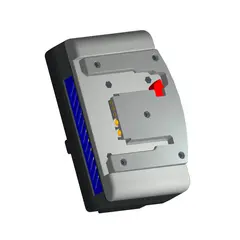 Blueshape B-mount til V Mount Adapter V Mount Batterier på B-Mount kamera