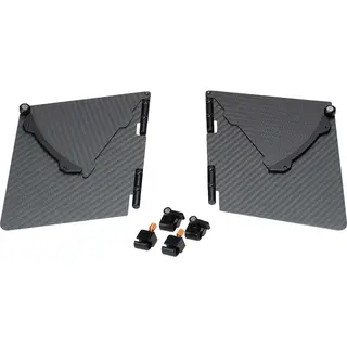 Bright Tangerine Carbon Fibre Side Flags 2x Side Flagg til Misfit Mattebox