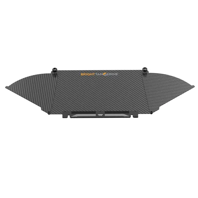 Bright Tangerine Carbon Fibre Top Flag Misfit Kick & 360 Mk II 