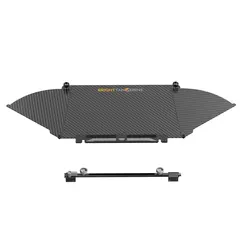 Bright Tangerine Carbon Fib Bottom Flag Misfit Kick &amp; 360 Mk II