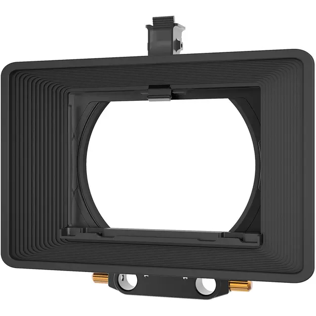 Bright Tangerine Misfit Atom Pola+ 143mm Mattebox med 15mm rods feste 