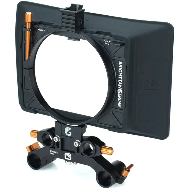 Bright Tangerine Misfit Atom Kit 19 114mm Mattebox med 15 og 19mm rods feste 
