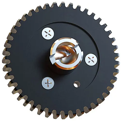 Bright Tangerine Follow Focus Gir (0.8 Mod, 43 Tooth, 6mm) 