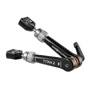 Bright Tangerine Titan Arm 2 London Fog 3/8&quot; AT-1/4&quot; AT