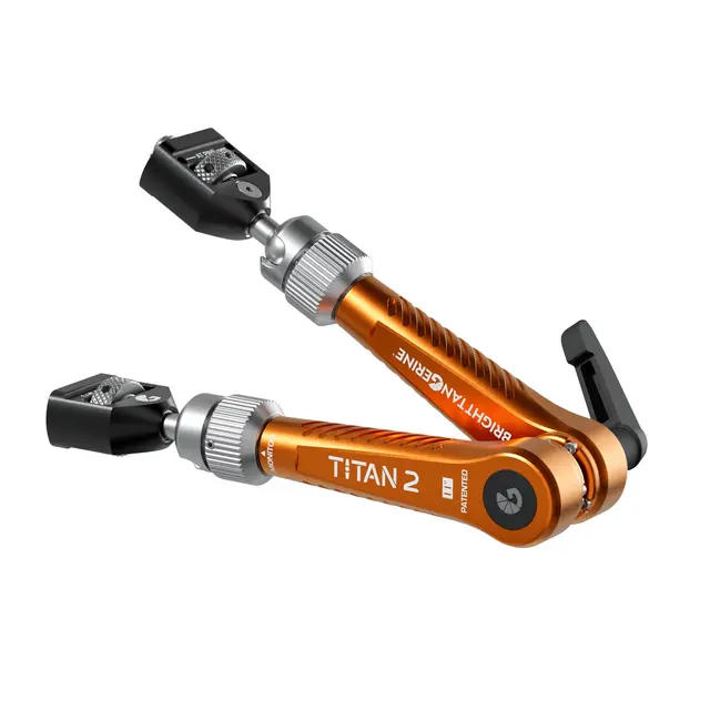 Bright Tangerine Titan Arm 2 Tangerine 3/8" AT - 1/4" AT 