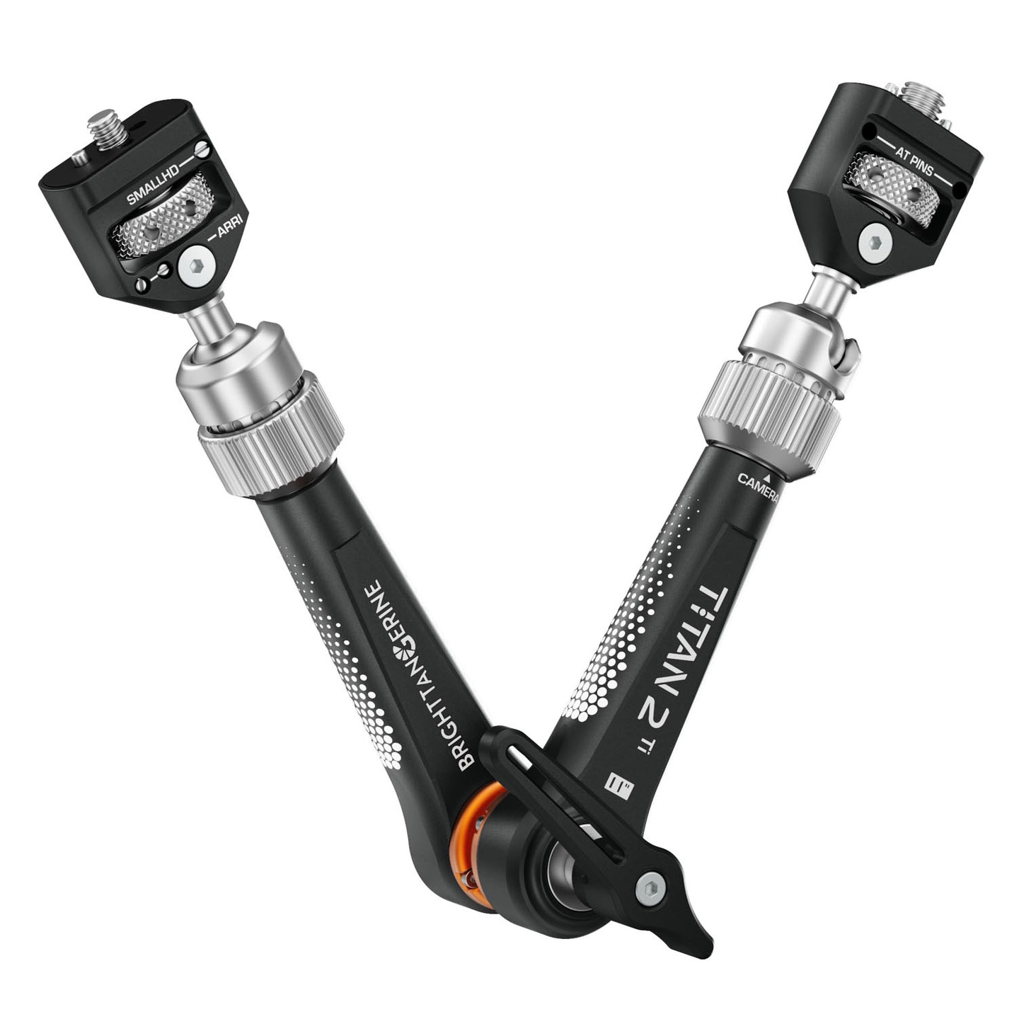 Bright Tangerine Titan Arm 2 Ti 3/8" AT - 1/4" AT. London Fog