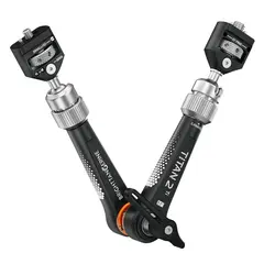 Bright Tangerine Titan Arm 2 Ti 3/8" AT - 1/4" AT. London Fog