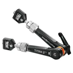 Bright Tangerine Titan Arm 2 Ti 3/8" AT - 1/4" AT. London Fog