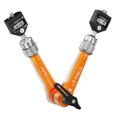 Bright Tangerine Titan Arm 2 Ti 3/8" AT - 1/4" AT. Tangerine