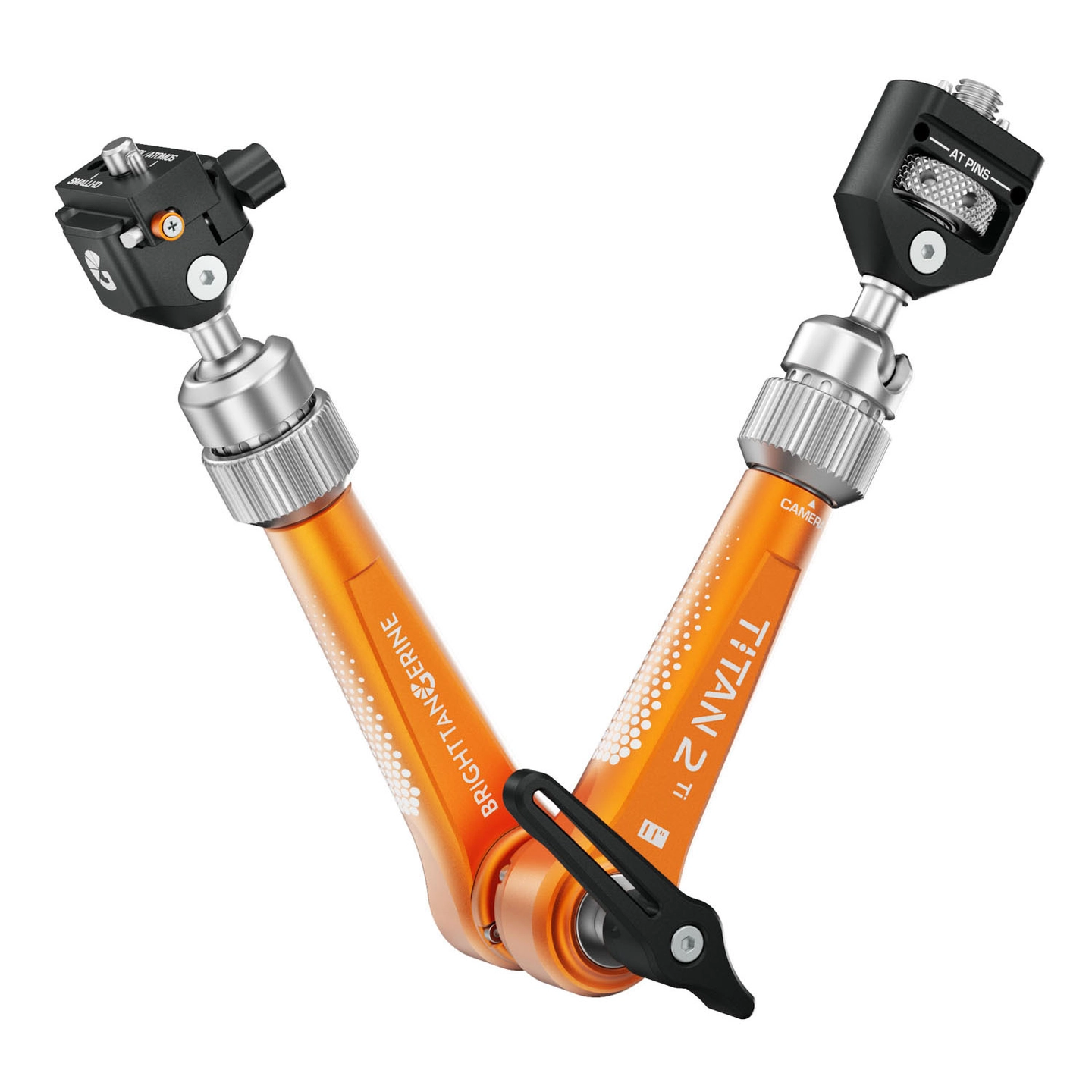 Bright Tangerine Titan Arm 2 Ti 3/8" AT - NATO QR. Tangerine
