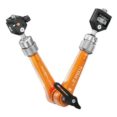 Bright Tangerine Titan Arm 2 Ti 3/8" AT - NATO QR. Tangerine