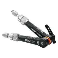 Bright Tangerine Titan Arm 2 Ti 3/8" - 1/4". London Fog