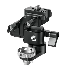 Bright Tangerine Monitor Mount NATO Top 3/8"-16 Base