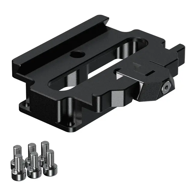 Bright Tangerine RED V-Raptor Movi Pro Riser for 15mm Baseplate 