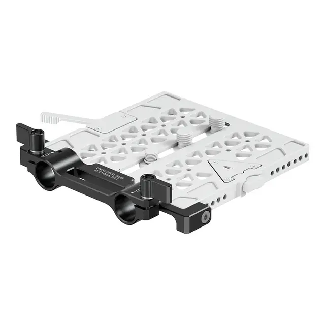 Bright Tangerine Universal BUD 15mm Rod Adapter. For Fujifilm GFX ETERNA 