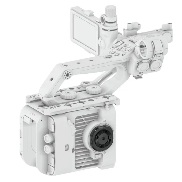 Bright Tangerine Body Rosette Adapter For Sony FX6 