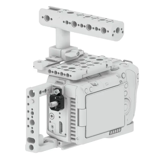 Bright Tangerine USB-C Clamp For Canon C50 