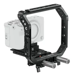 Bright Tangerine Halo Universal Base Kit For Small Cameras. Short