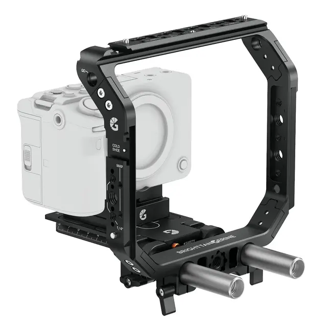 Bright Tangerine Halo Universal Base Kit For Small Cameras. Short 