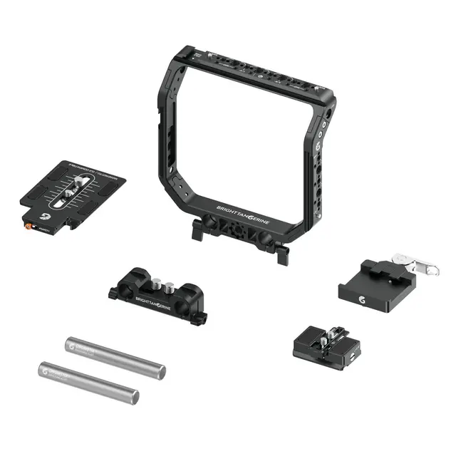 Bright Tangerine Halo Universal Base Kit For Small Cameras. Short 